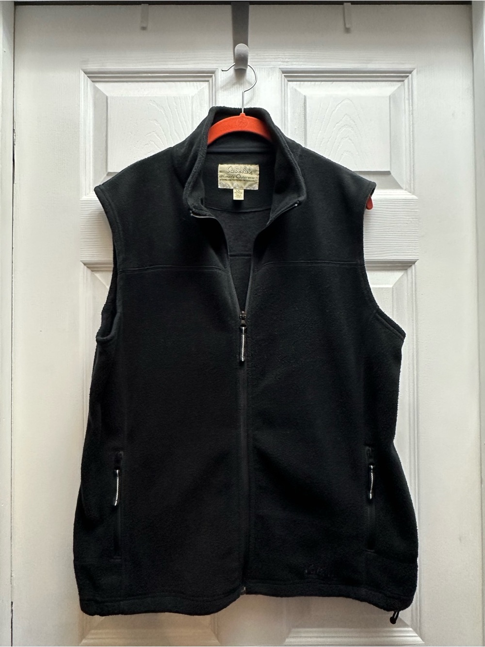 Cabela’s Women’s Black Full-Zip Fleece Vest